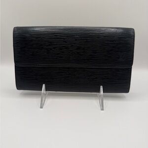 Louis Vuitton Black Epi Leather Wallet